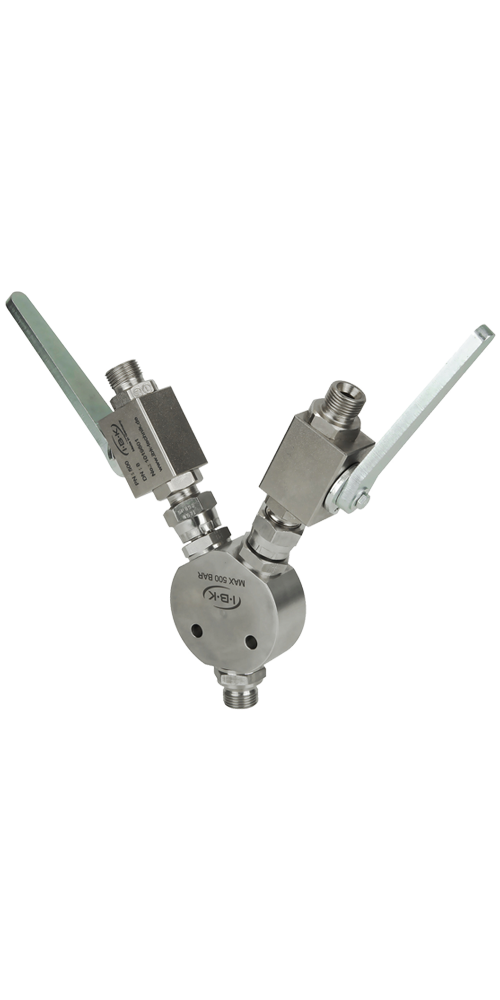 IBK Y-Verteiler + Kigelhahn